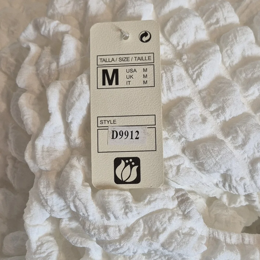 Jon & Anna White Textured Maxi Dress Waffle  NWT Dimensional White Intetesting - Picture 9 of 11